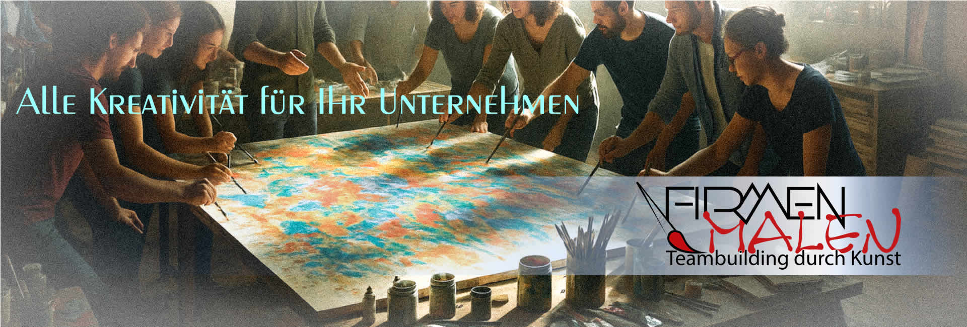 FIRMEN MALEN - Teambuilding durch Kunst
