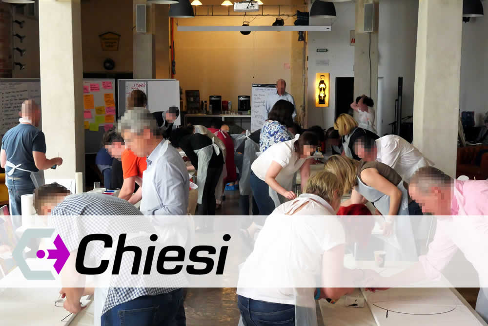 FIRMEN MALEN - kreativer Team-Spirit mit Chiesi in Wien