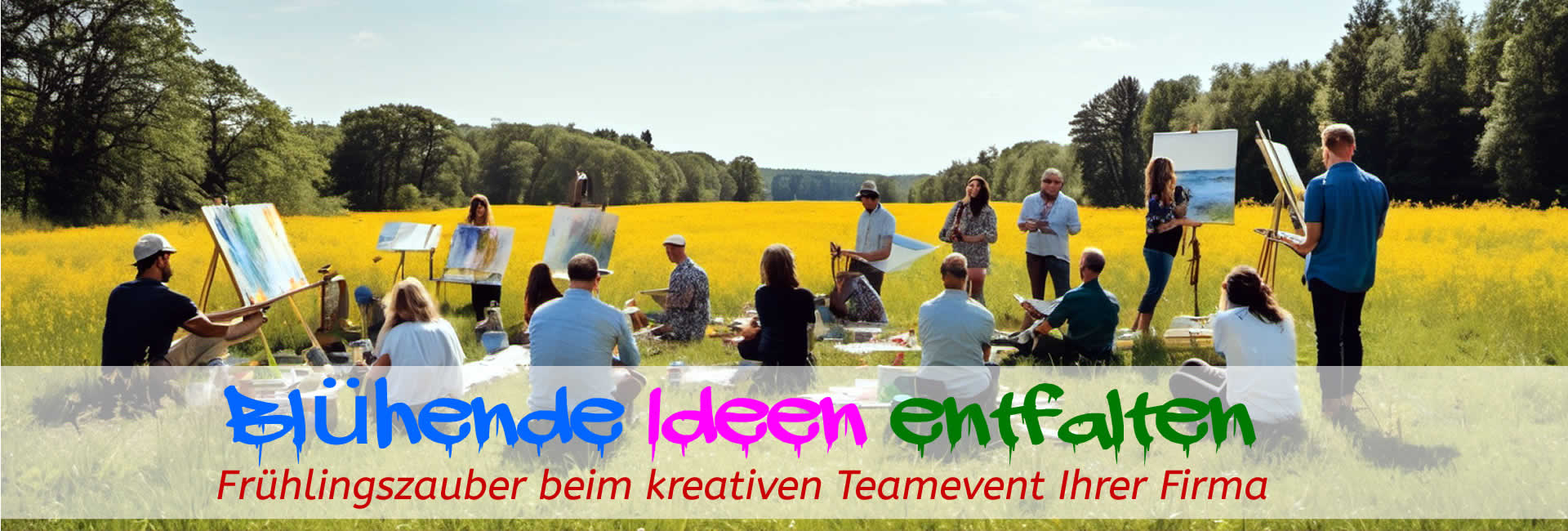 FIRMEN MALEN - Teambuilding durch Kunst