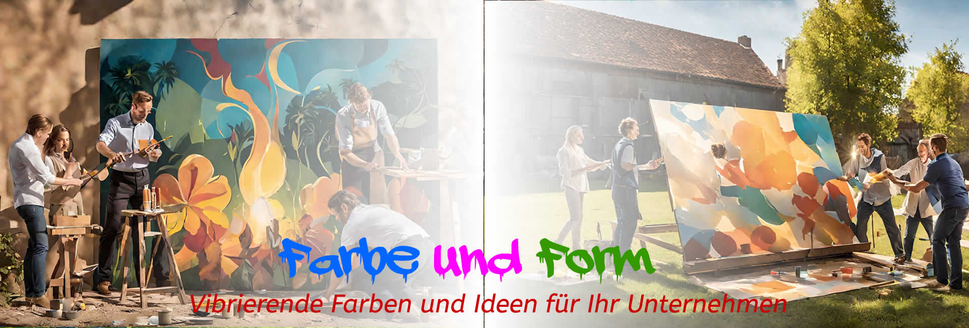 FIRMEN MALEN - Teambuilding durch Kunst